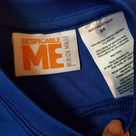 NWT Despicable Me Minions shirt boys sz 5/6 - Picture 2 of 3